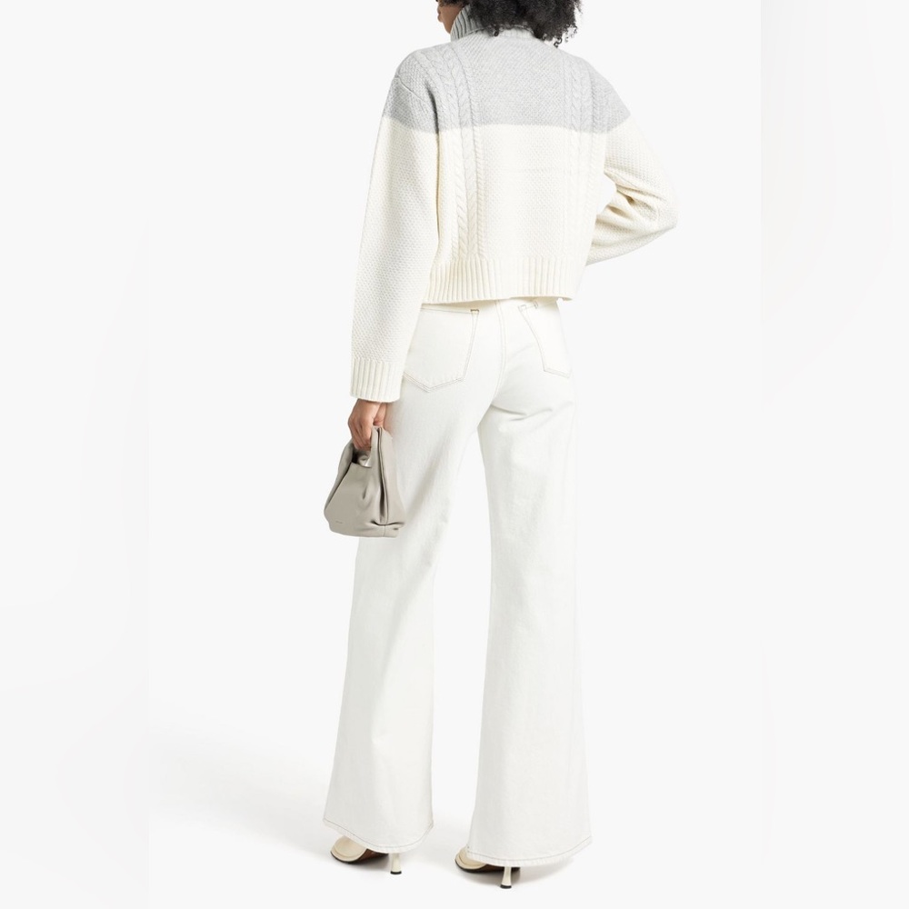 ATM ANTHONY THOMAS MELILLO
Two-tone cable-knit wool turtleneck sweater - Picture 2 of 12